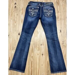 Rock Revival Jeans Size 28x32 Tali Mid-Rise Embellished Bootcut